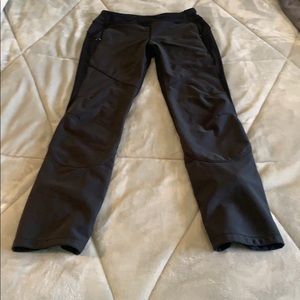 EUC black ivivva fleece lined pants